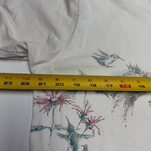 Vintage Northern Reflections T Shirt Medium 21.5x25 Humming Bird Nature 90s Y2K - Picture 12 of 13